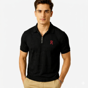 The Alabaster Zip-Neck Polo