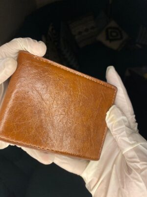 Classic Tan Leather Bifold Wallet