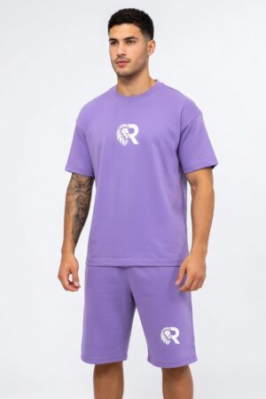 Purple Shorts Dri-Fit Tracksuit