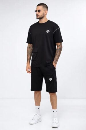 Black Shorts Dri-Fit Tracksuit
