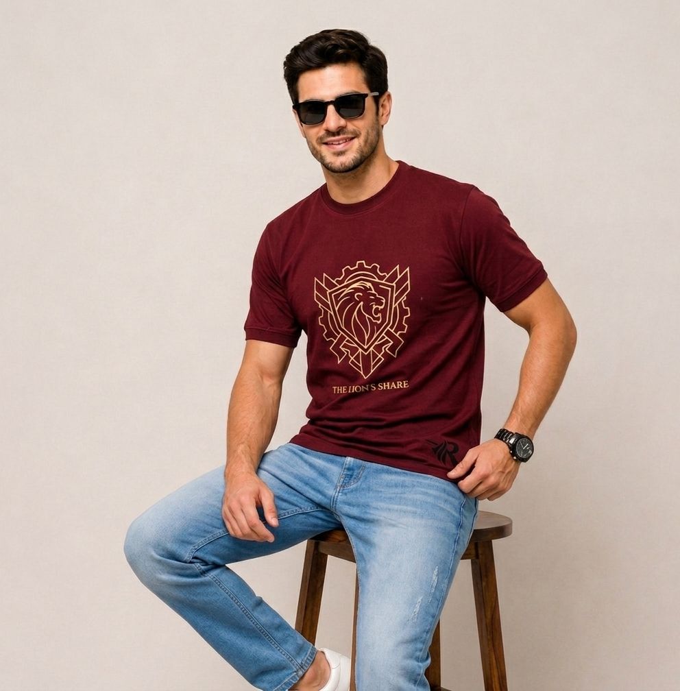 Gold Lion Tee - Image 4
