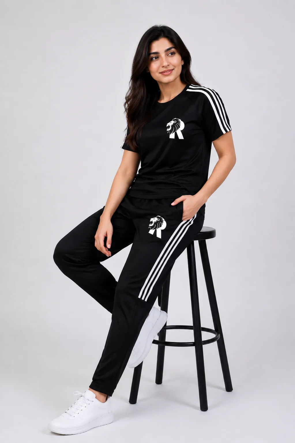 Signature Black Track Suit - Ladies - Image 3
