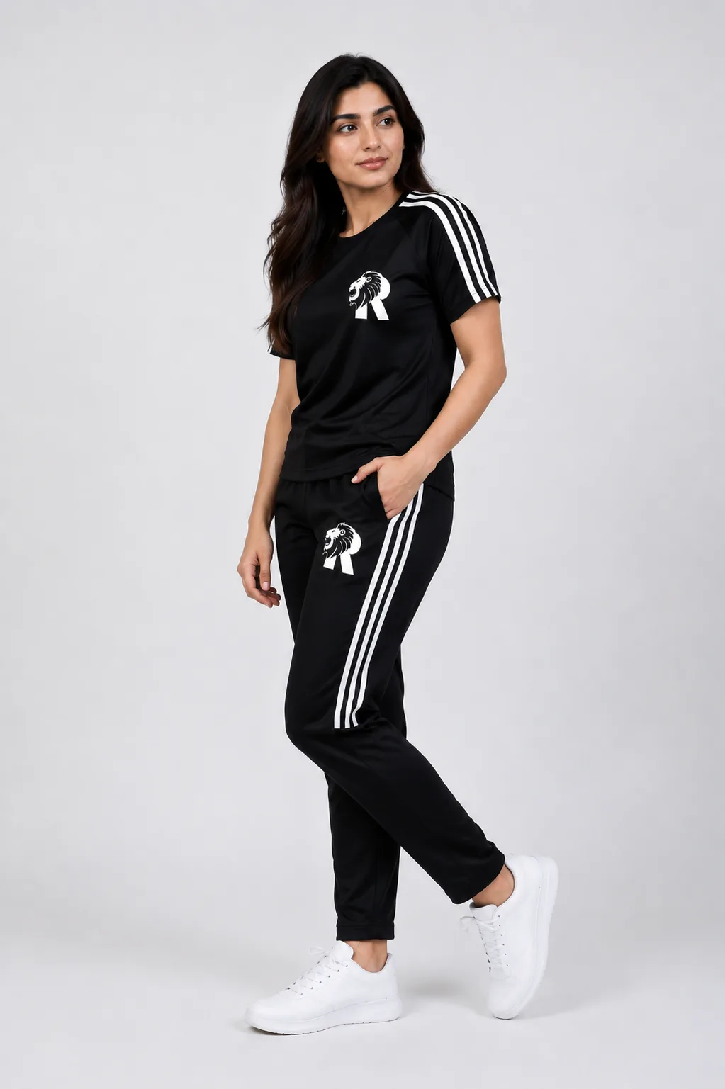Signature Black Track Suit - Ladies - Image 2