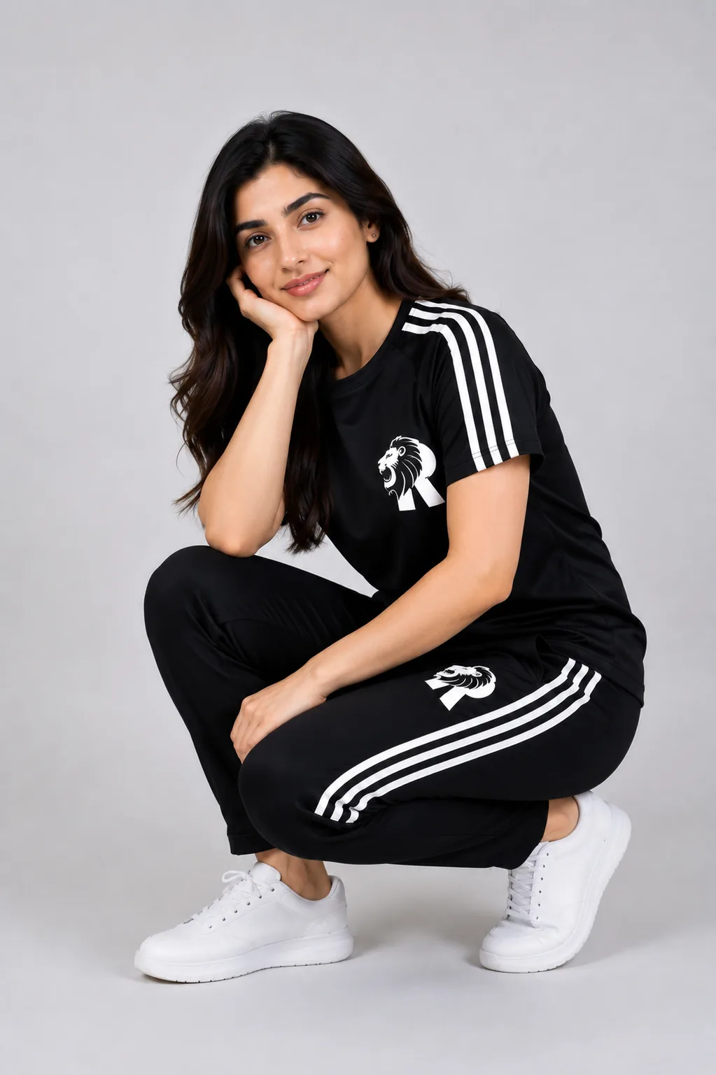 Signature Black Track Suit - Ladies